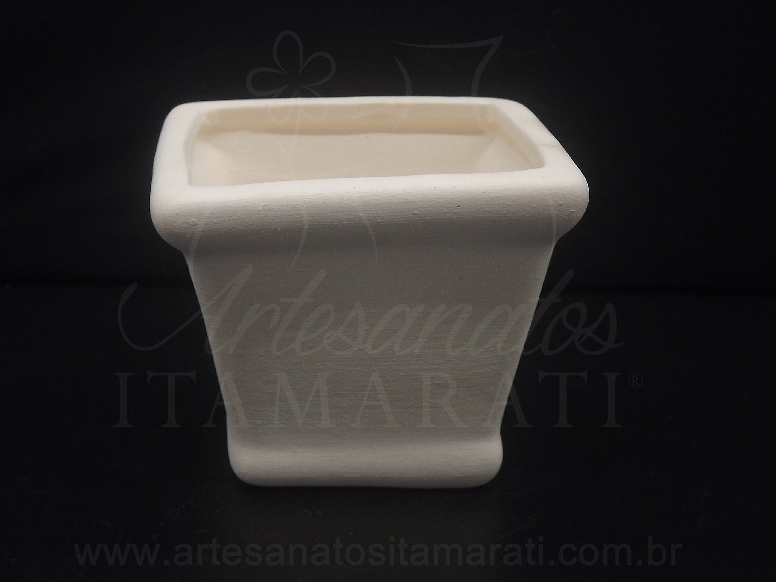 Vaso Quadrado Canelado P